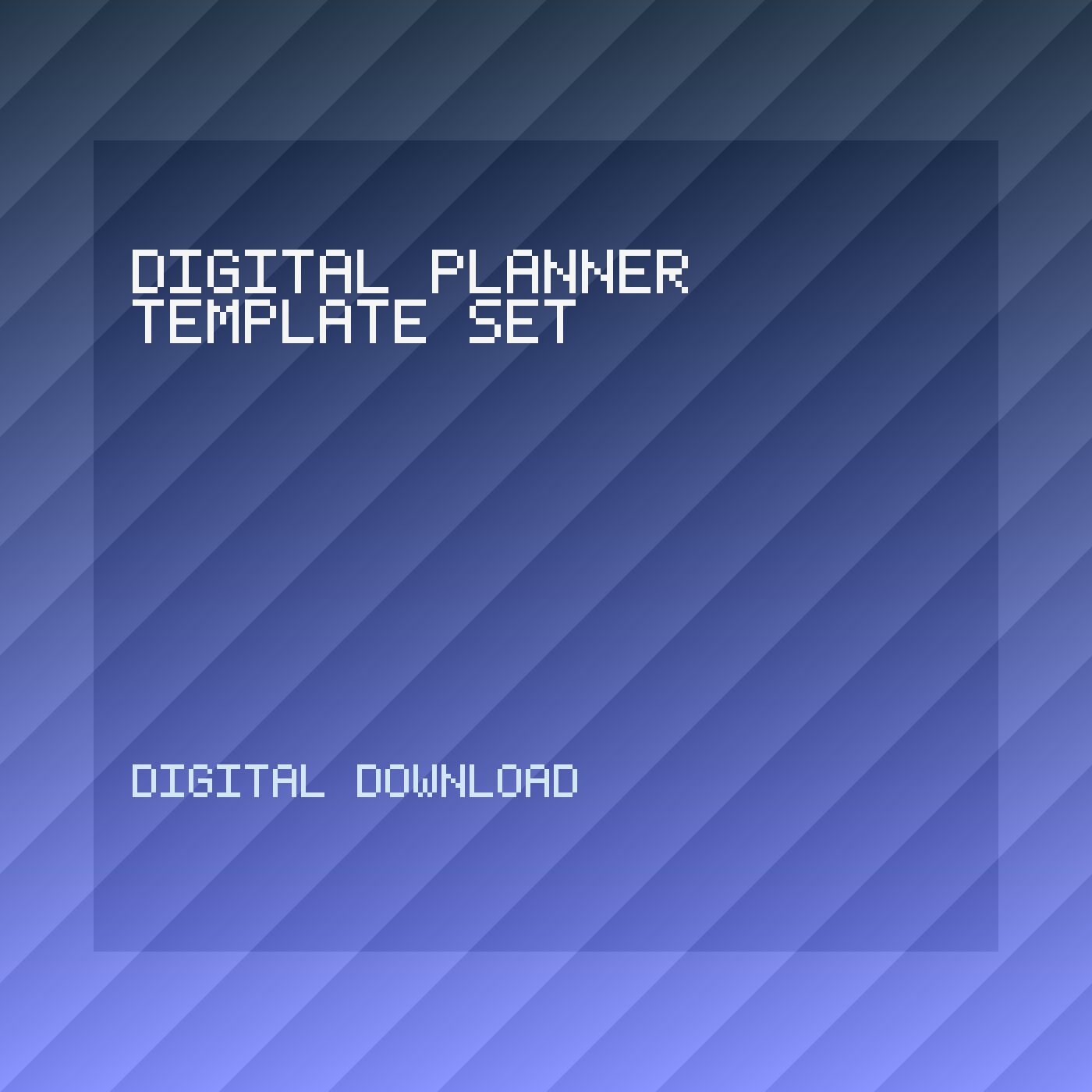 Digital Planner Template Set