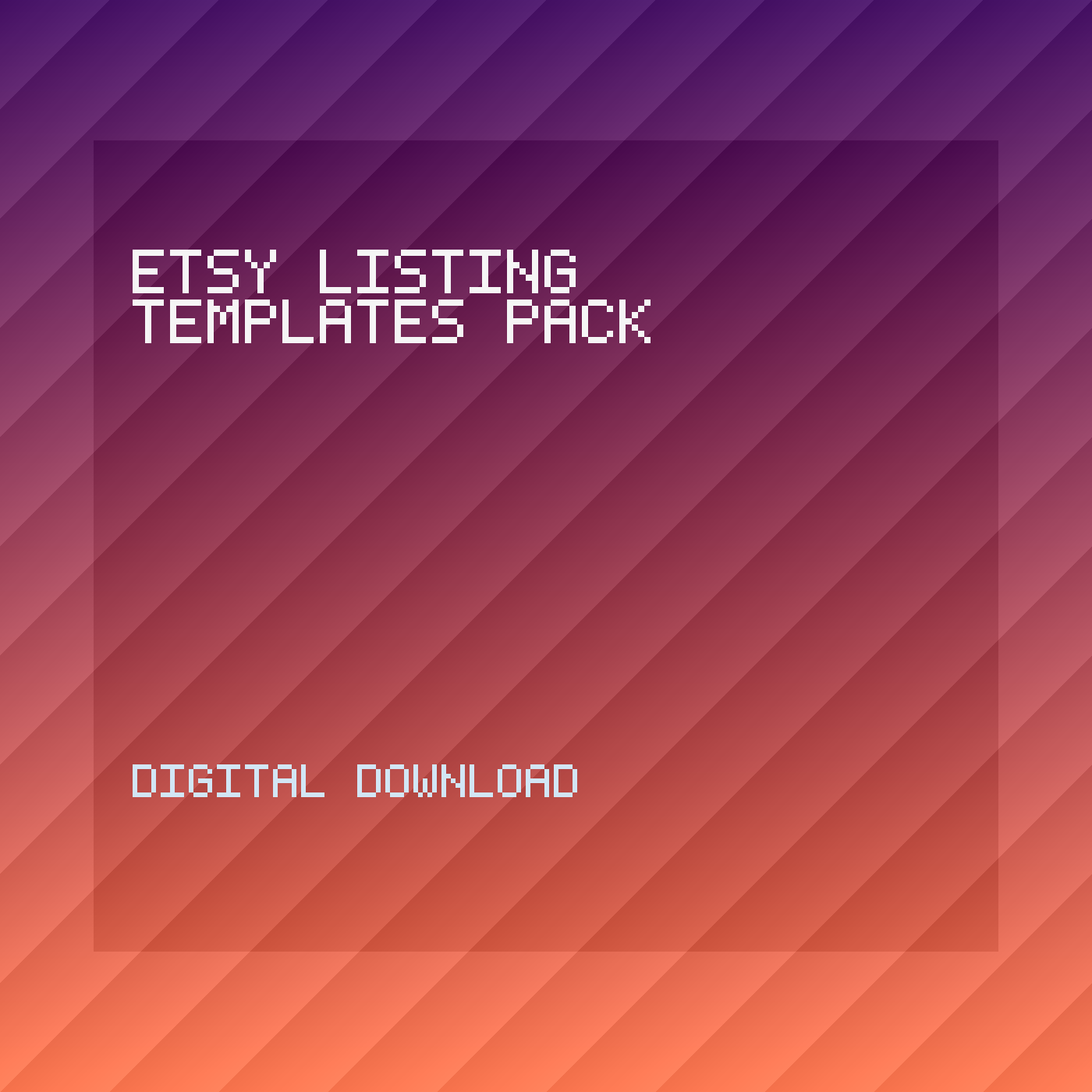 Etsy Listing Templates Pack