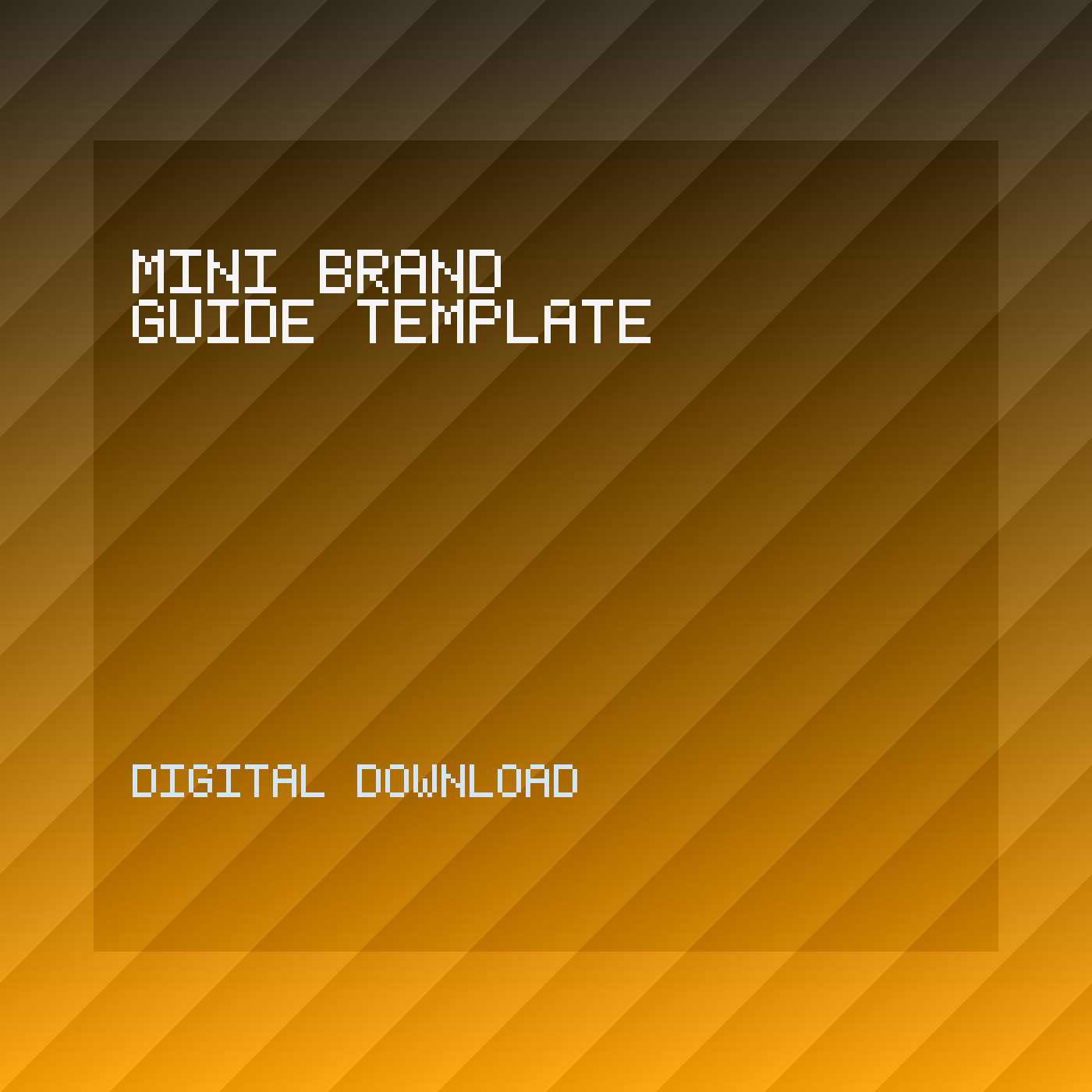 Mini Brand Guide Template