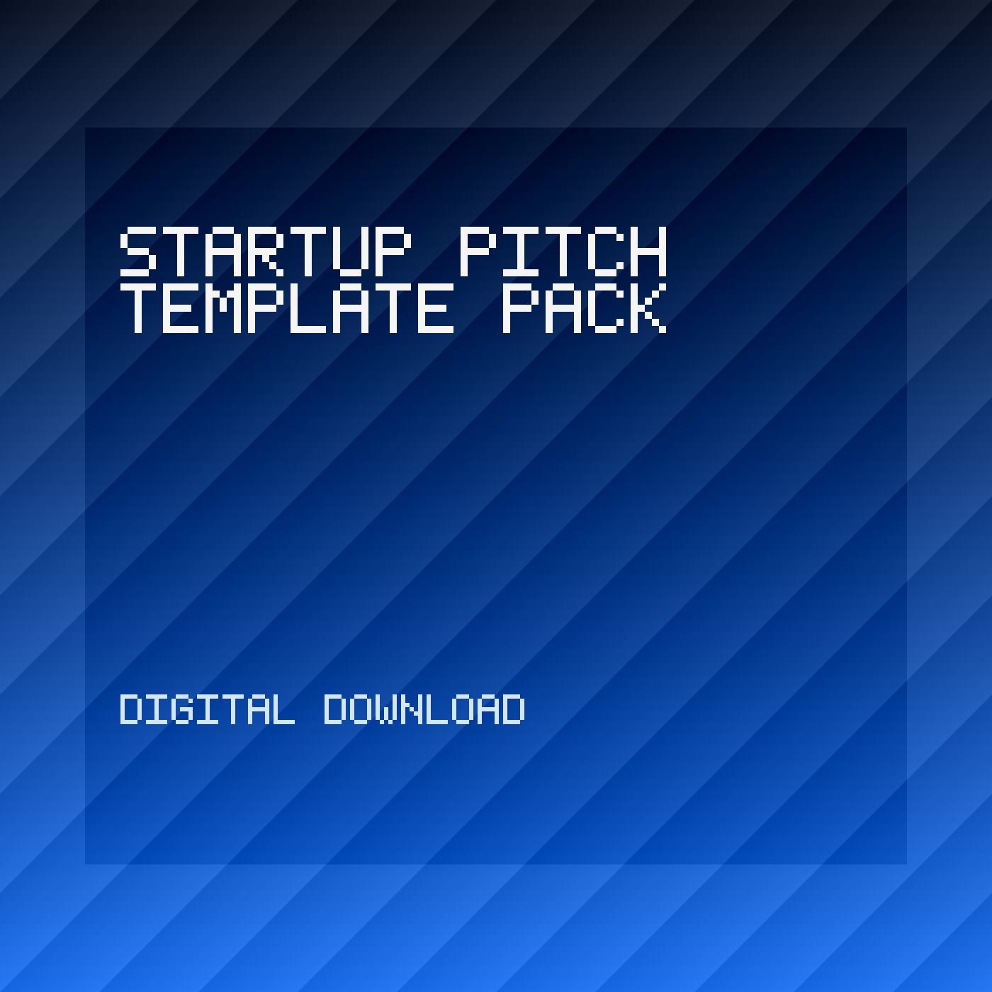 Startup Pitch Template Pack